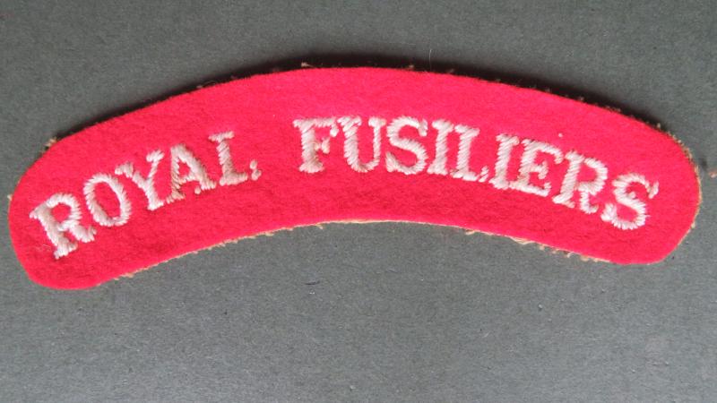 British Army WW2 Royal Fusiliers Shoulder Title