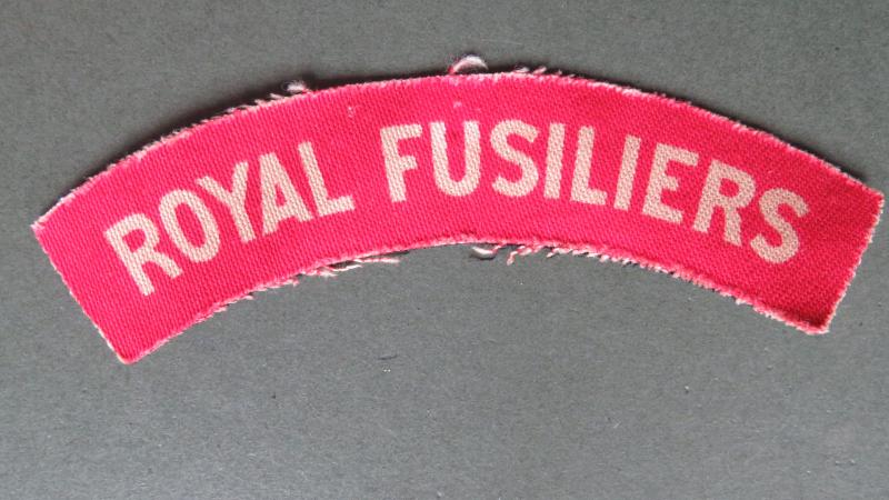 British Army WW2 Royal Fusiliers Shoulder Title