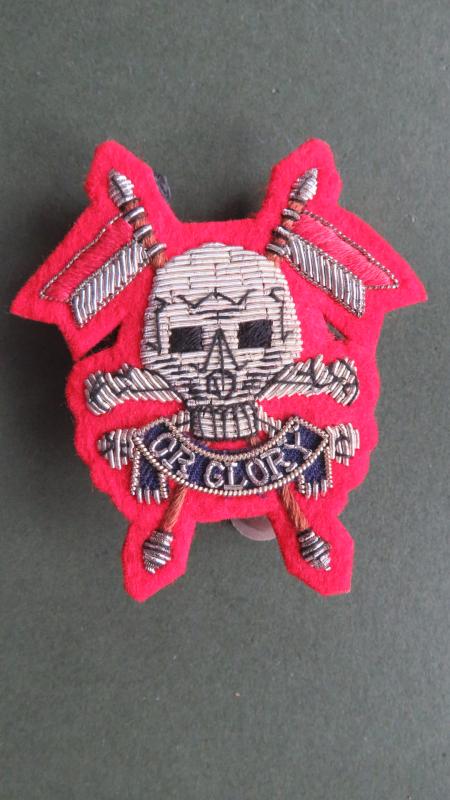 British Army The Royal Lancers (Queen Elizabeth's Own) SNCO's Mess Dress Arm Badge