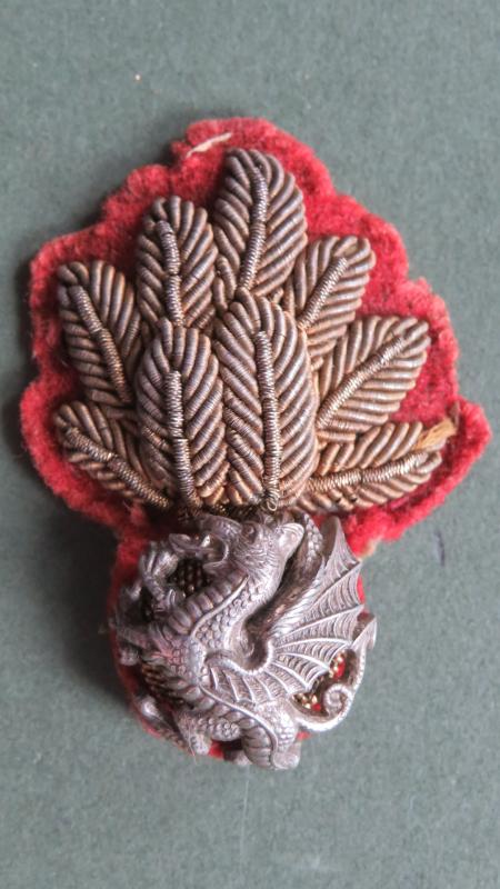 British Army Royal Welsh Fusiliers Officer's Beret Badge