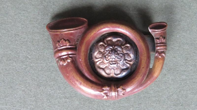 British Army The King's Own Yorkshire Light Infantry Officers Service Dress Cap Badge