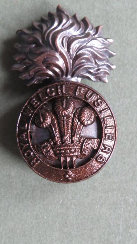 British Army The Royal Welch Fusiliers Officer's Service Dress Cap Badge
