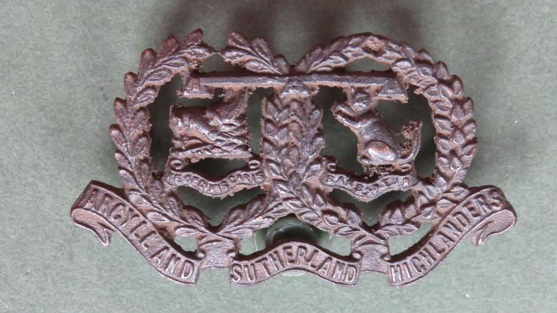 British Army The Argyll and Sutherland Highlanders Officers Service Dress Collar Badge