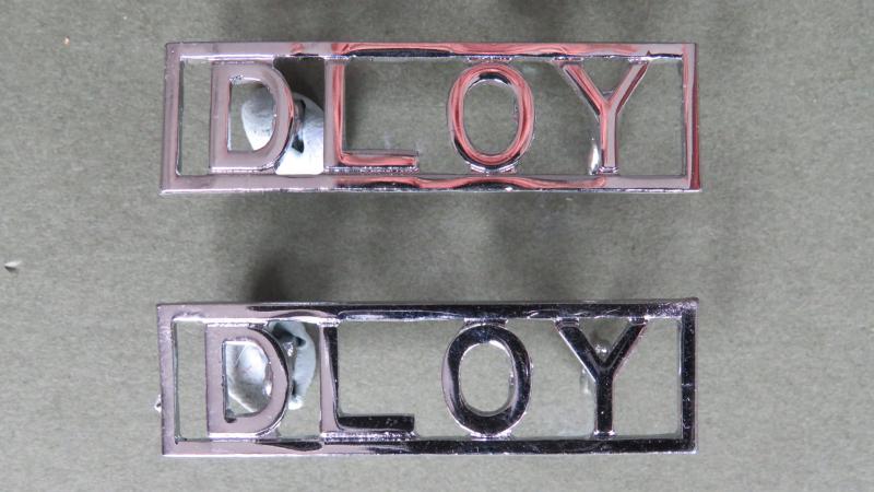 British Army The Duke of Lancaster's Own Yeomanry Shoulder Titles