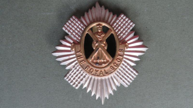 British Army The Royal Scots Glengarry Badge