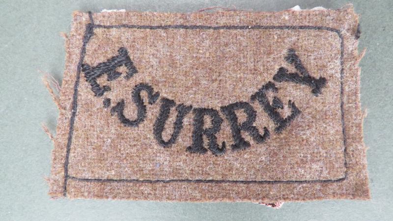 British Army WW2 The East Surrey Regiment 