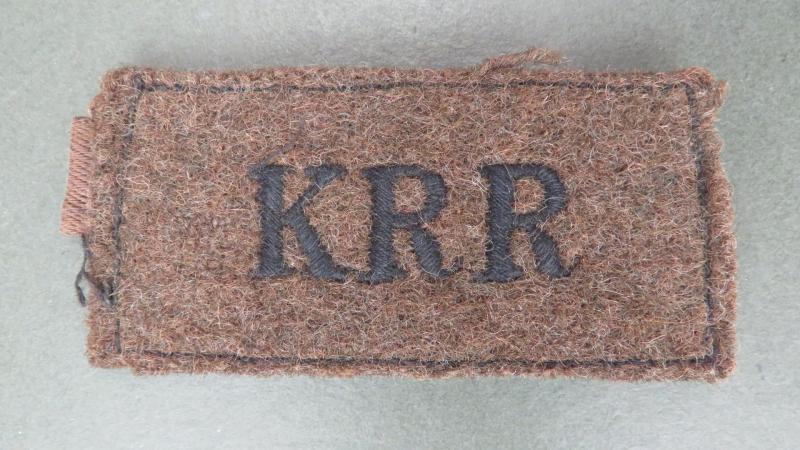 British Army WW2 King's Royal Rifle Corps 