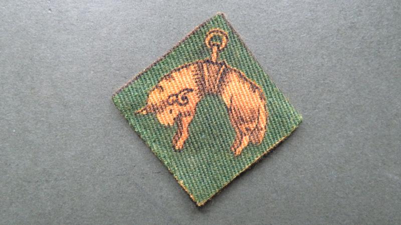 British Army WW2 East & West Riding District Formation Sign