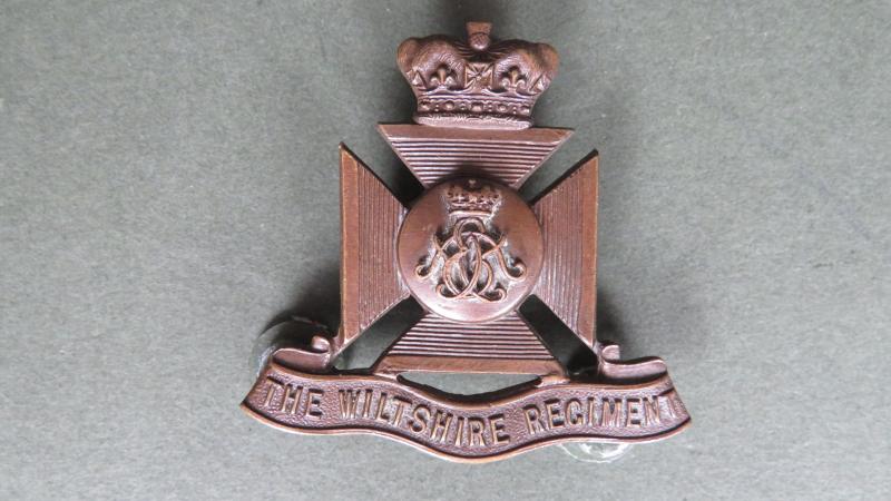 British Army The Wiltshire Regiment (The Prince of Wales) Officers Service Dress Cap Badge