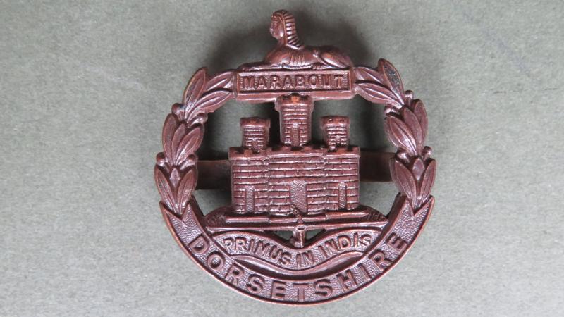 British Army The Dorsetshire Regiment Officers Service Dress Cap Badge
