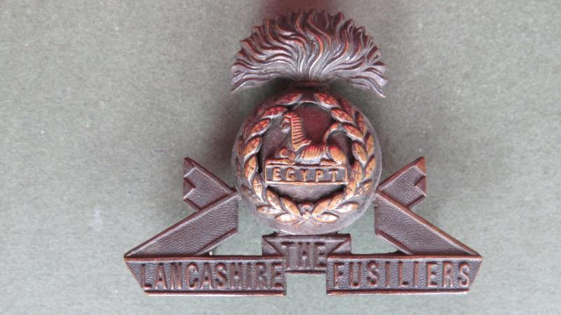 British Army The Lancashire Fusiliers Officers' Service Dress Collar Badge