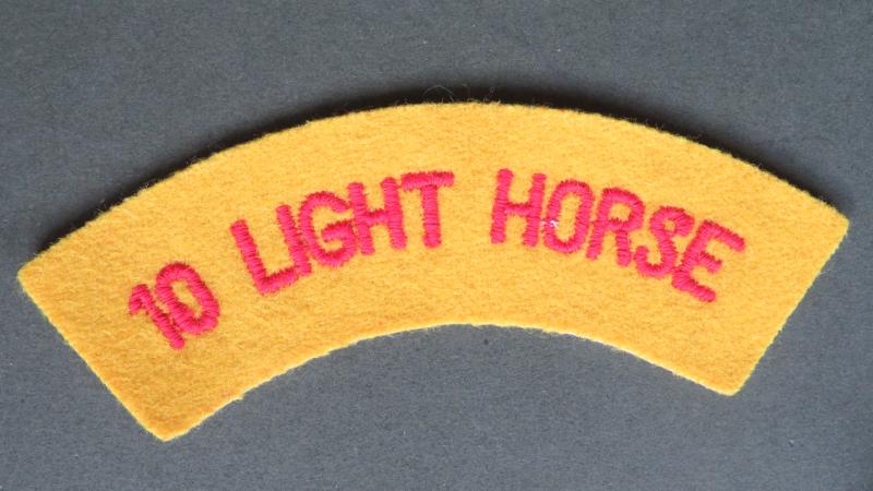 Australia Army Post 1962-1980's 10 Light Horse Shoulder Title