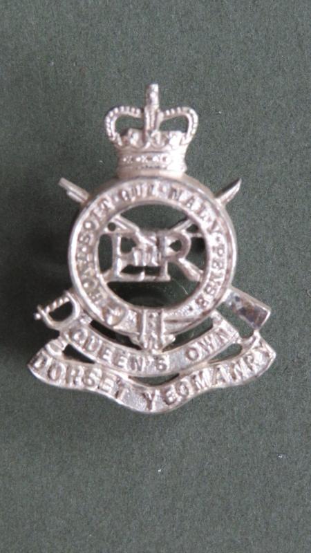 British Army The Queen's Own Dorset Yeomanry Officers' Collar Badge