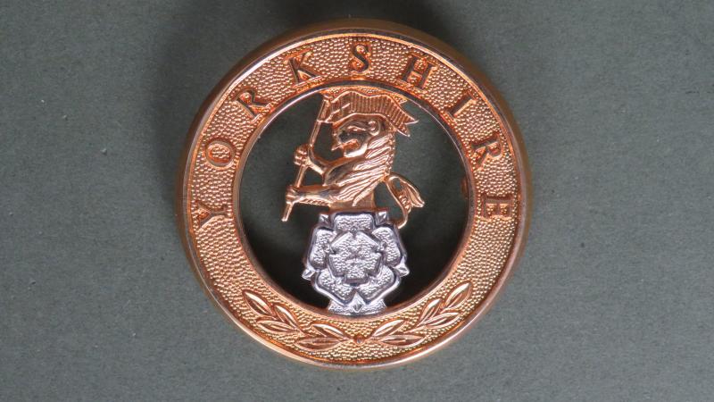 British Army The Royal Yorkshire Regiment Musicians Helmet Plate Centre