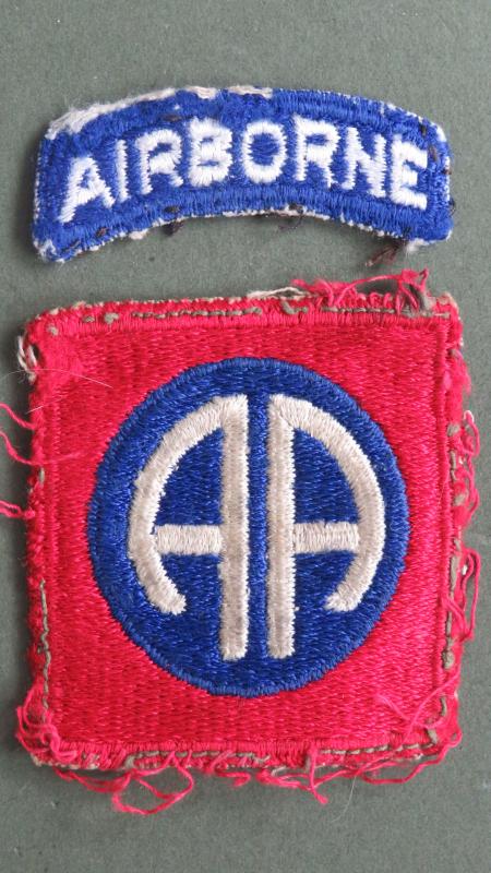 USA Army 82nd Airborne Division Patch & Tab