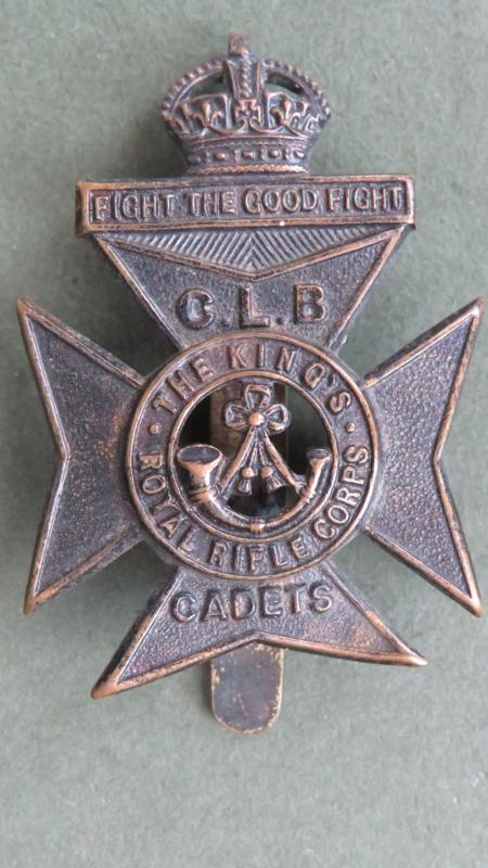 British Army The King's Royal Rifle Corps, Church Lads Brigade, cap badge