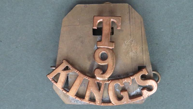British Army The 9th Territorial Battalion, The King's Regiment (Liverpool) Shoulder Title
