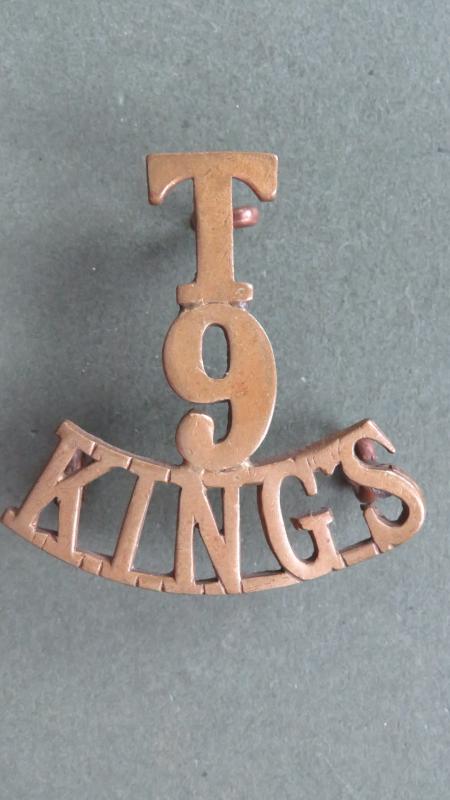 British Army The 9th Territorial Battalion, The King's Regiment (Liverpool) Shoulder Title