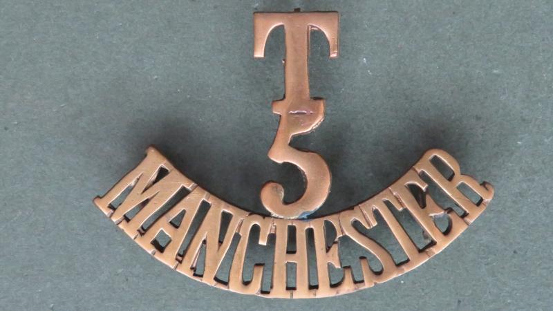 British Army 5th Territorial Battalion, The Manchester Regiment, Shoulder Title
