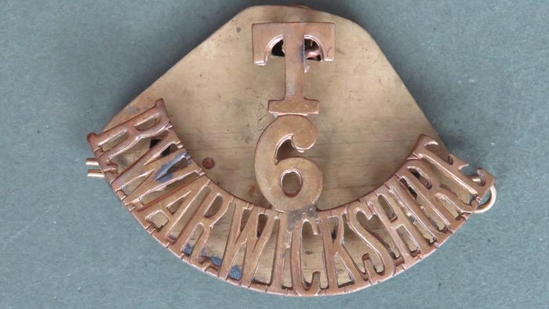 British Army 6th Territorial Battalion, The Royal Warwickshire Regiment, Shoulder Title