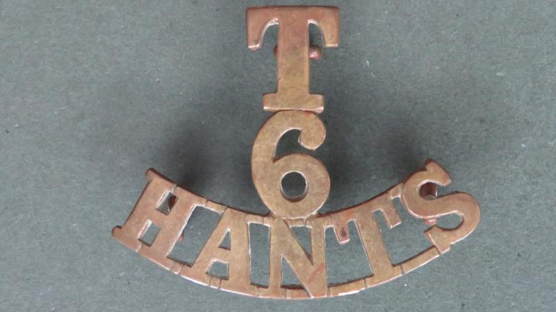 British Army 6th Territorial Battalion, The Hampshire Regiment Shoulder Title