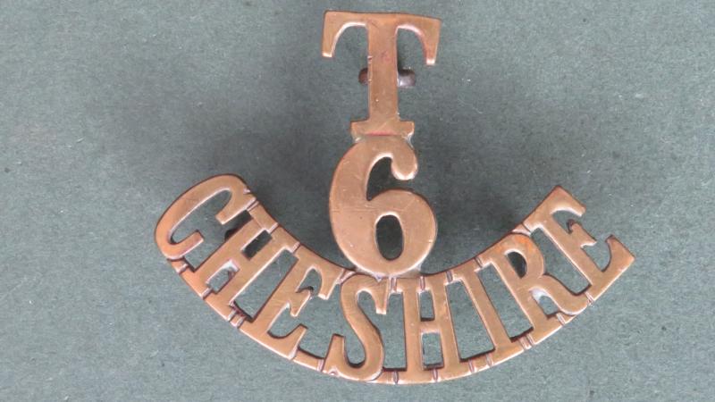 British Army 6th Territorial Battalion, The Cheshire Regiment Shoulder Title