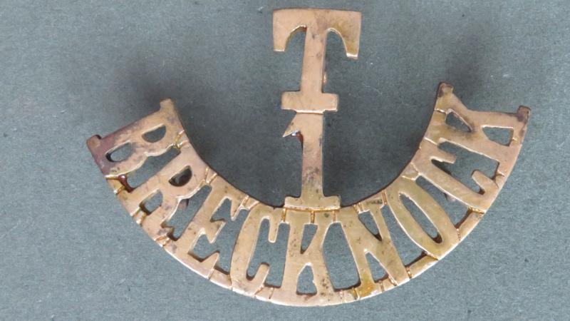 British Army The 1st Brecknock Battalion, The South Wales Borderers Shoulder Title