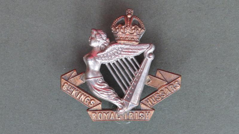 British Army Edwardian Period The 8th (King's Royal Irish) Hussars Cap Badge