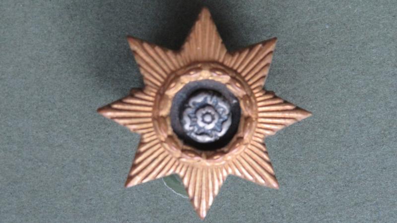 British Army The East Yorkshire Regiment (Duke of York's Own) Officers Dress Collar Badge