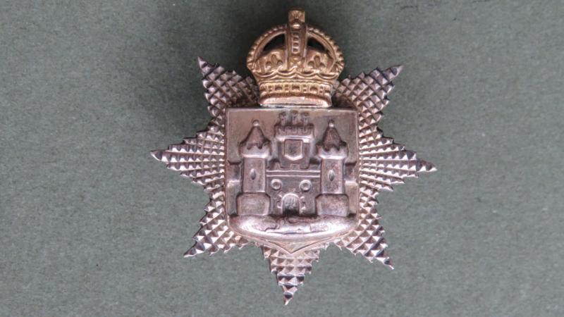 British Army The East Surrey Regiment Officers Dress Collar Badge