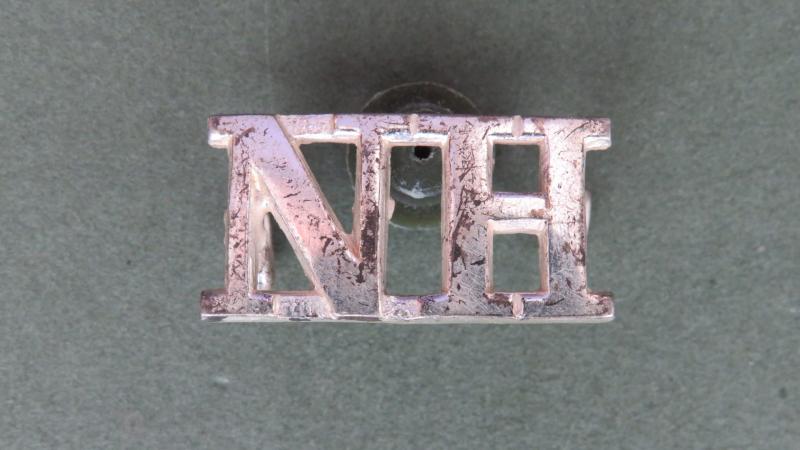 British Army The Northumberland Hussars Officers Shoulder Title