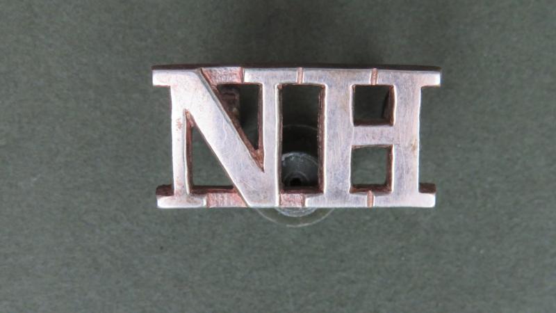 British Army The Northumberland Hussars Officers Shoulder Title