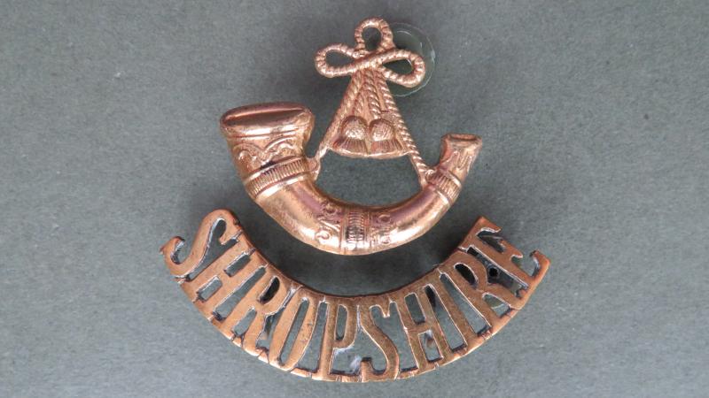 British Army The King's Shropshire Light Infantry Shoulder Title