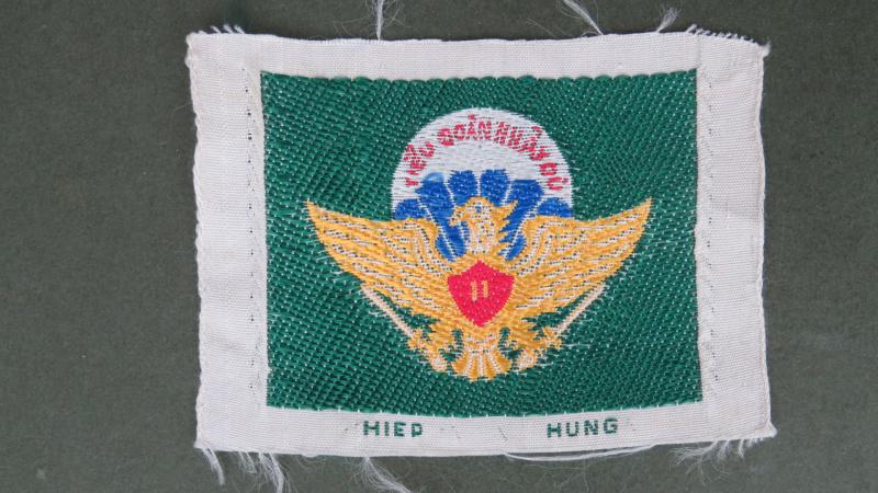 Republic of Vietnam 1960's/1970's 110th Headquarters Company, 11th Airborne Battalion Shoulder Patch
