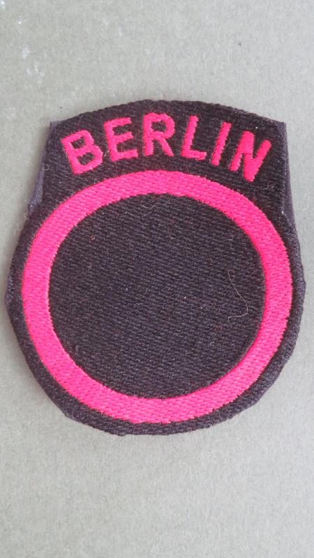 British Army British Troops Berlin Brigade Shoulder Formation Sign