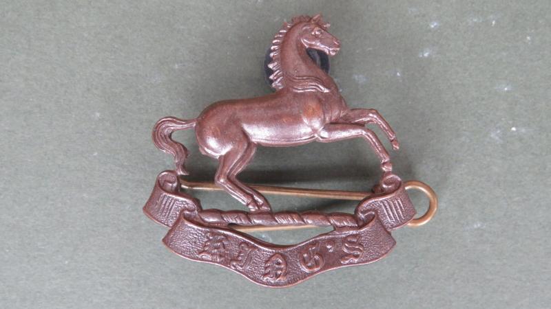 British Army The King's (Liverpool) Regiment Officers Service Dress Collar Badge