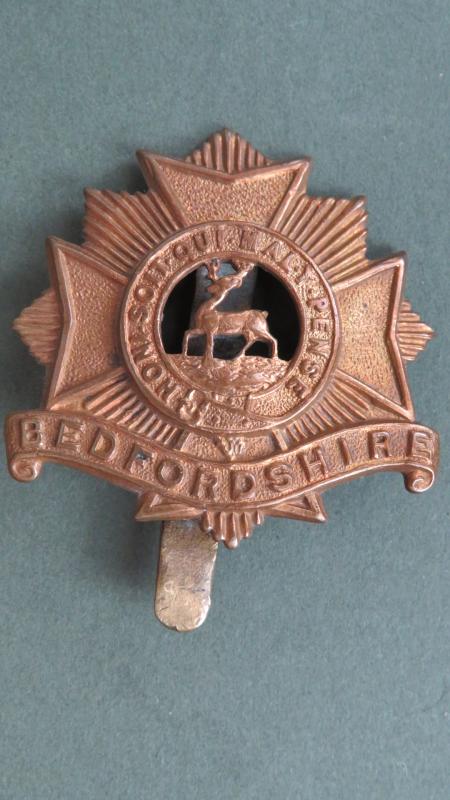 British Army WW1 Economy The Bedfordshire Regiment Cap Badge