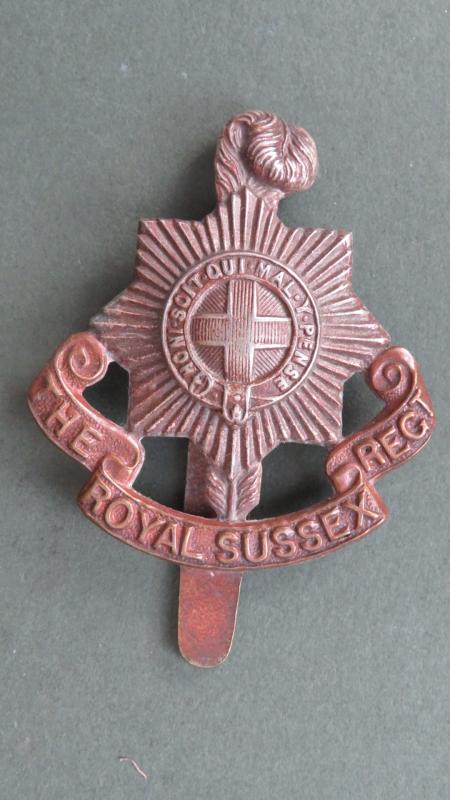 British Army The Royal Sussex Regiment Cap Badge