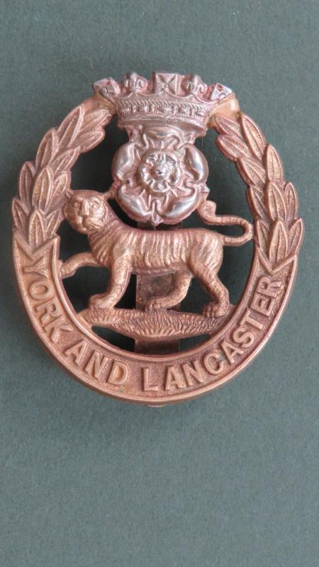 British Army The York and Lancaster Regiment Cap Badge