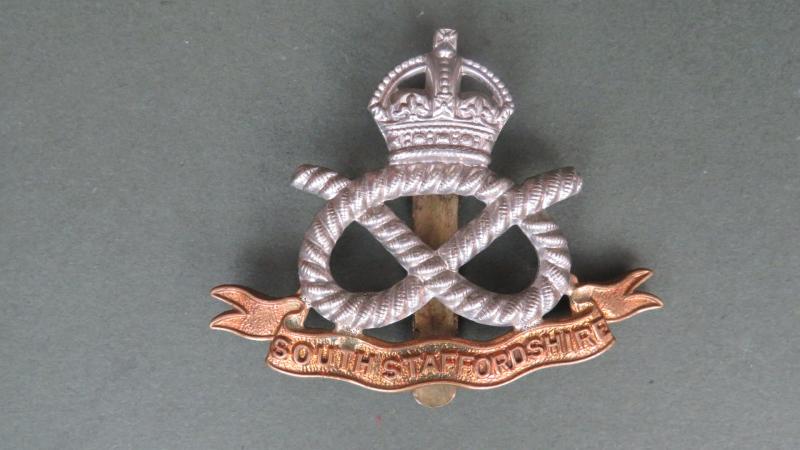 British Army South Staffordshire Regiment Cap Badge