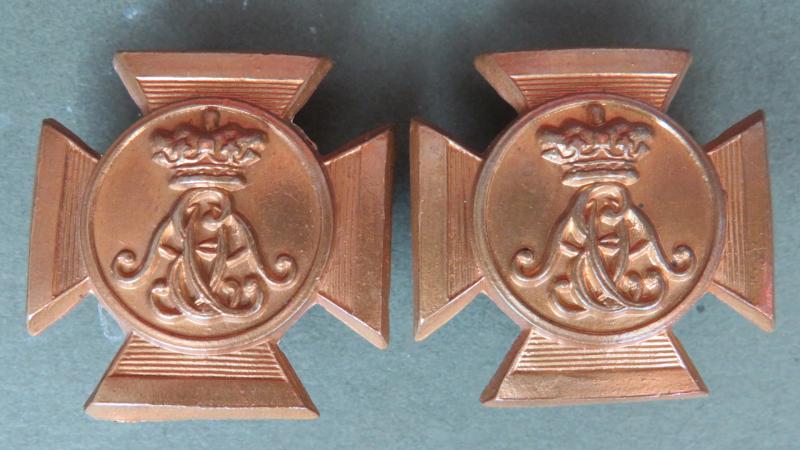 British Army 1881 Pattern The Wiltshire Regiment (Duke of Edinburgh's) Collar Badges