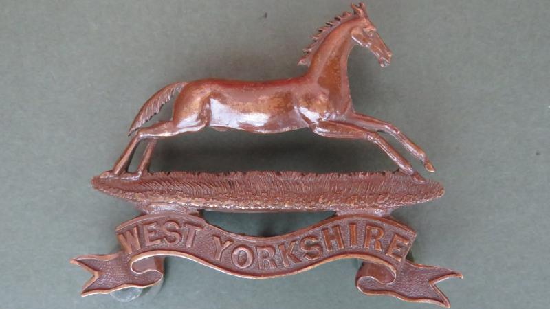 British Army The West Yorkshire Regiment Officers' Service Dress Collar Badge