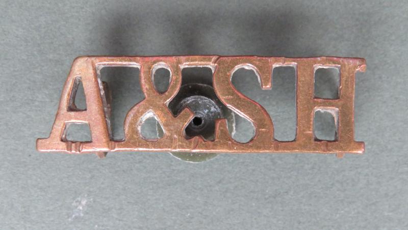British Army The Argyll and Sutherland Highlanders (Princes Louise's) Shoulder Title