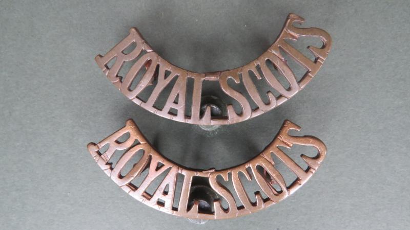 British Army The Royal Scots Shoulder Titles