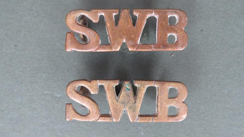 British Army The South Wales Borderers Shoulder Titles