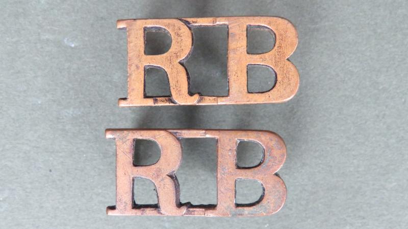 British Army The Rifle Brigade Shoulder Titles