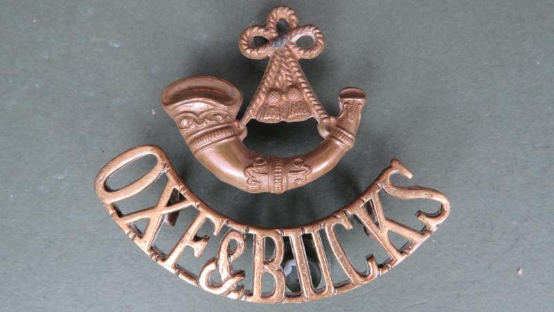 British Army The Oxfordshire and Buckinghamshire Light Infantry Shoulder Title