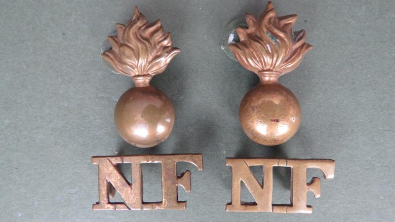 British Army The Northumberland Fusiliers Shoulder Titles