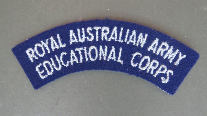 Australia 1962-1980's Australian Educational Corps Shoulder Title