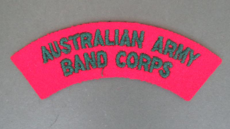 Australia Army 1962-1980's Australian Army Band Corps Shoulder Title